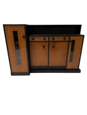 Oak Modernist Art Deco Sideboard or Credenza by Cor Alons, 1927